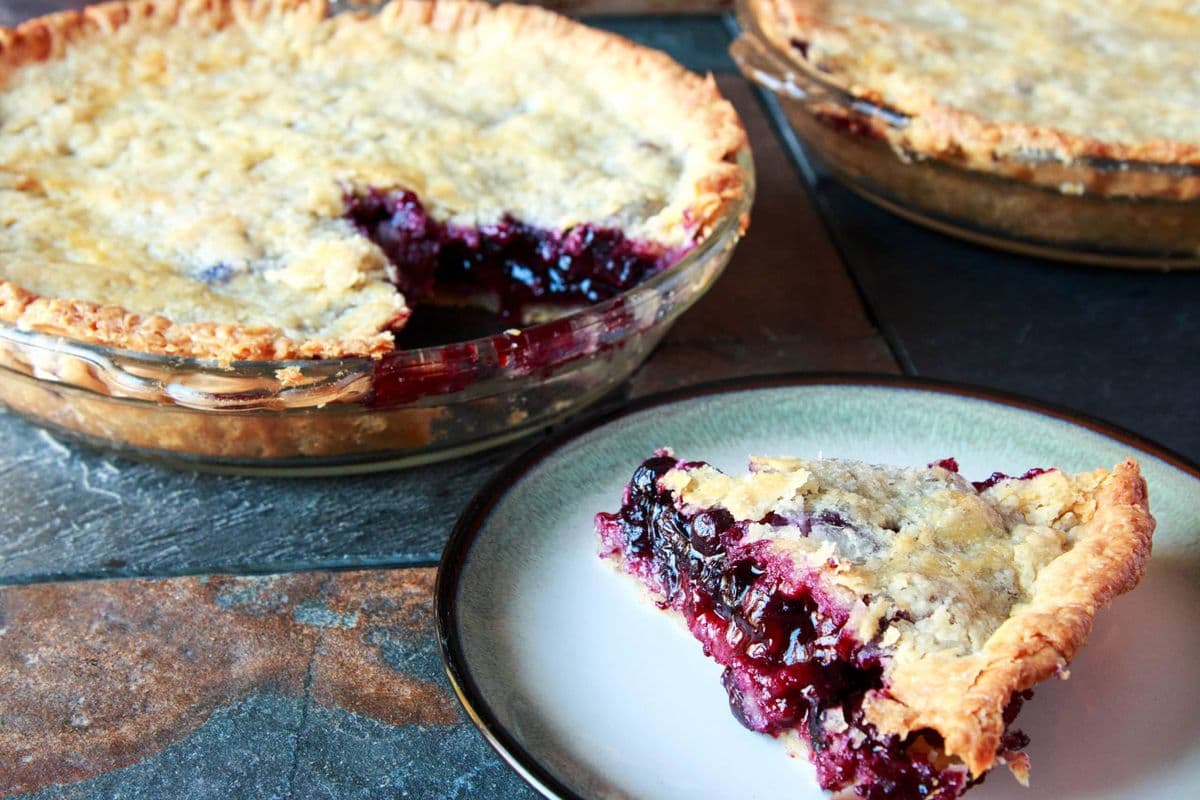 Blaubeerkuchen