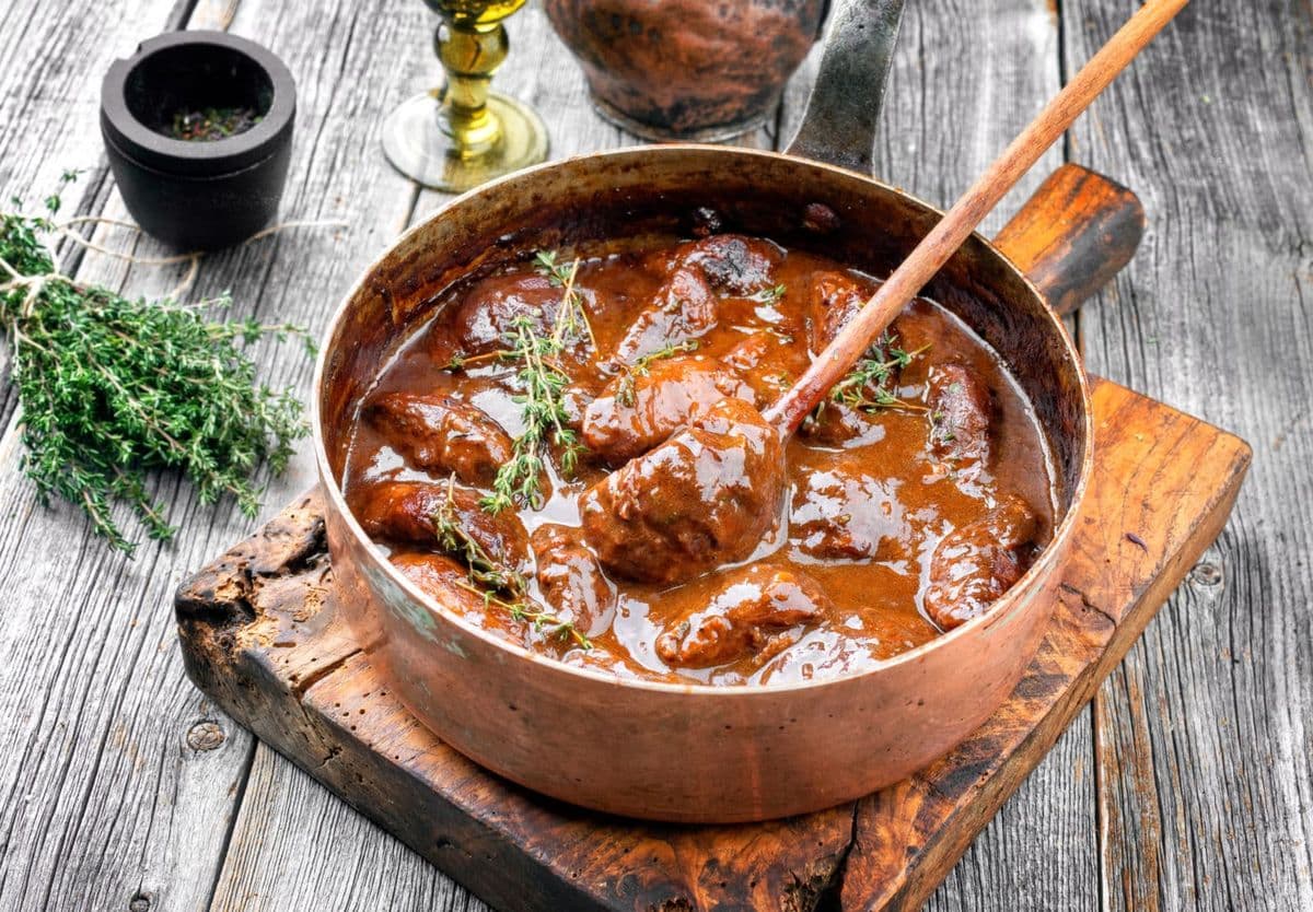 Geschmorte Schweinebäckchen
