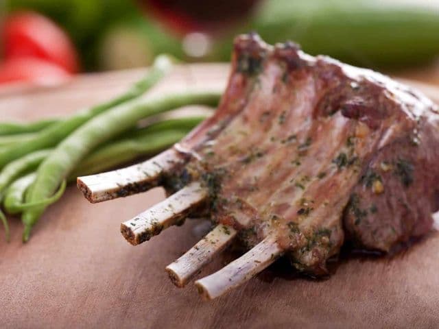 Lammkarree vom Grill