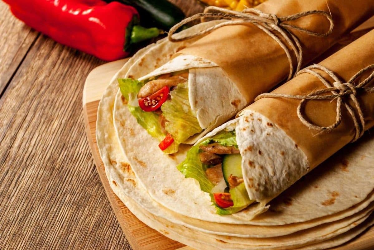 Chorizo Wrap mit Guacamole
