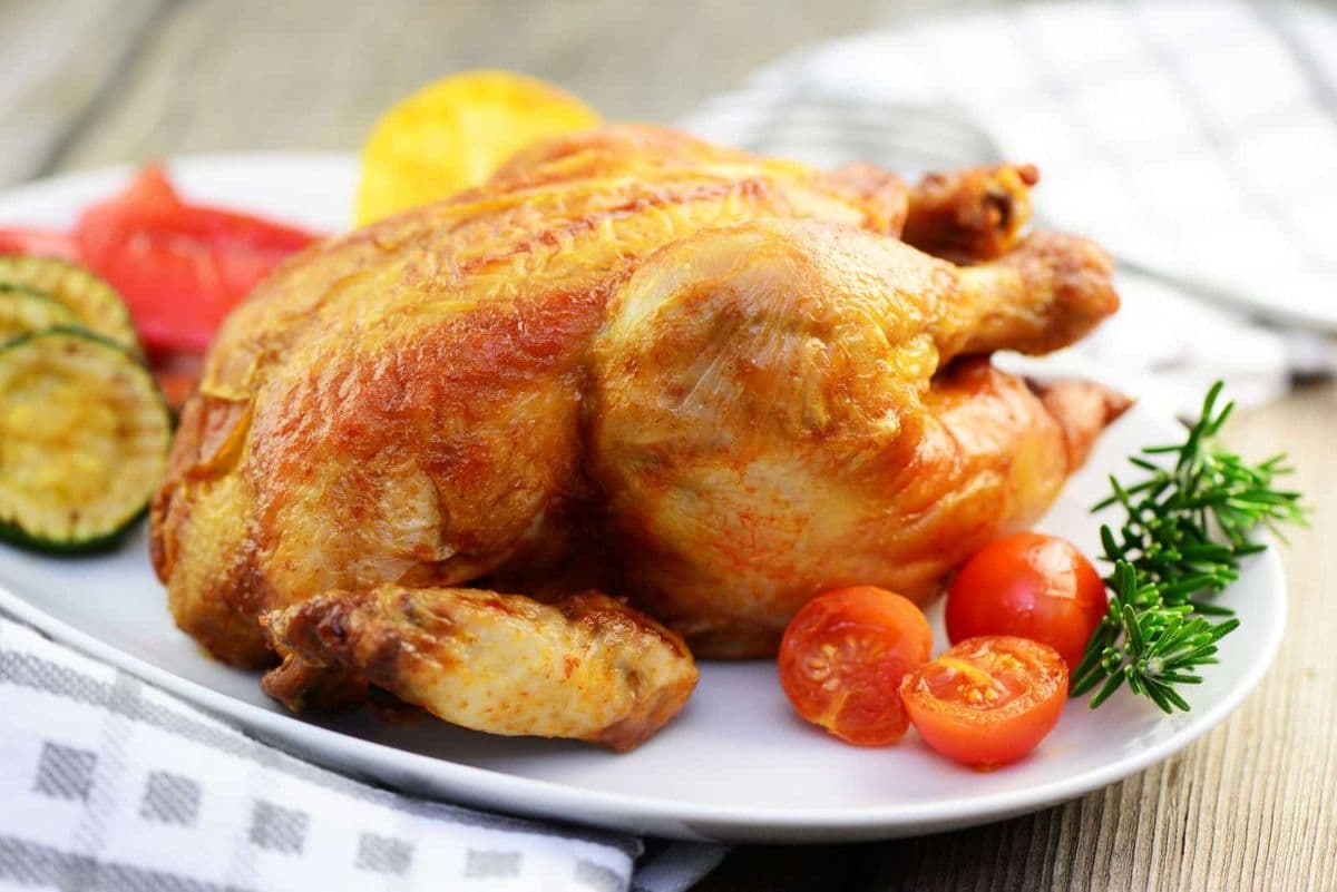 Cidre Hähnchen vom Grill