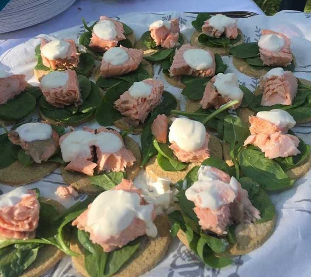 Lachs Gin Häppchen