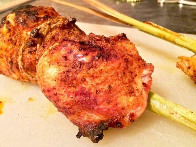 Hähnchen mit Riesengarnelen
