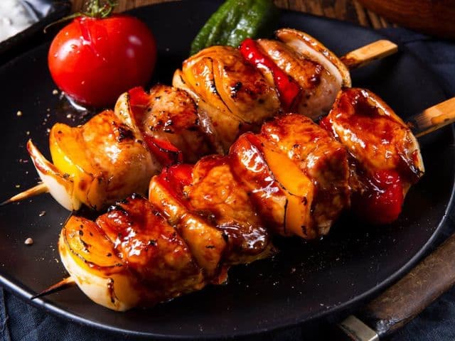 Schaschlikspieße vom Grill - Bild: Dar1930
