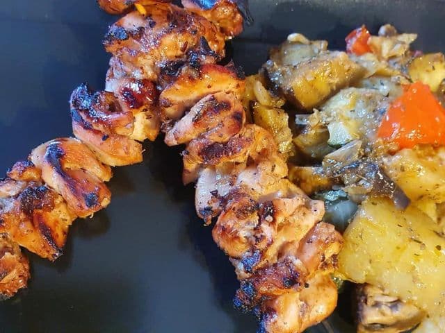 Yakitori Spieße mit Gemüse