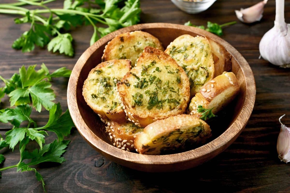 Garlic Bread - gegrilltes Knoblauchbrot