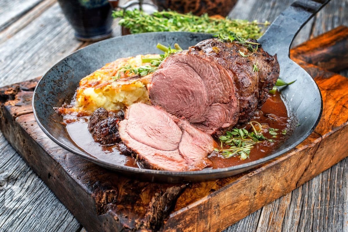 Wildschweinbraten