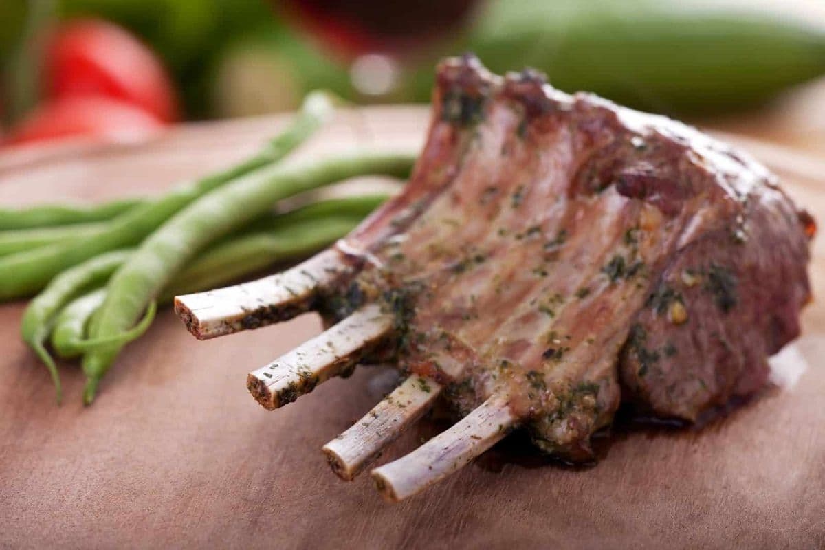 Lammkarree vom Grill