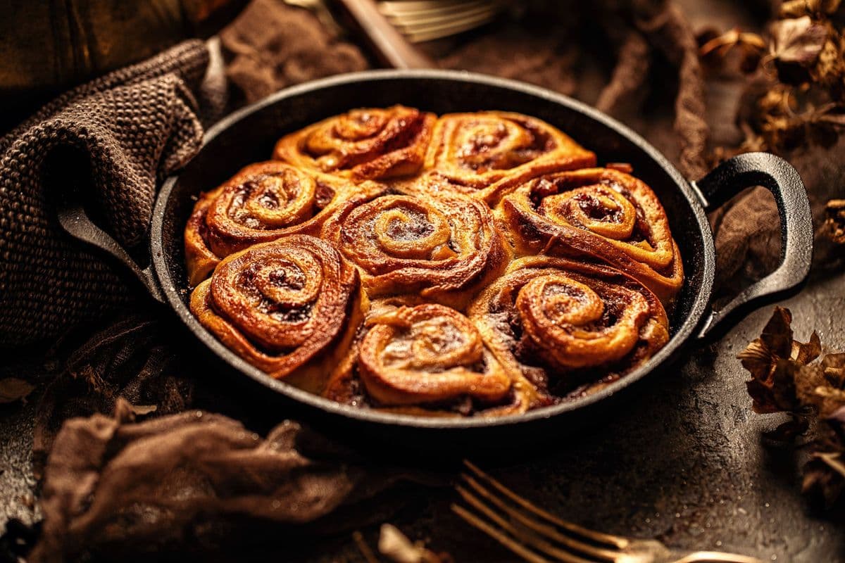 Zimtschnecken backen