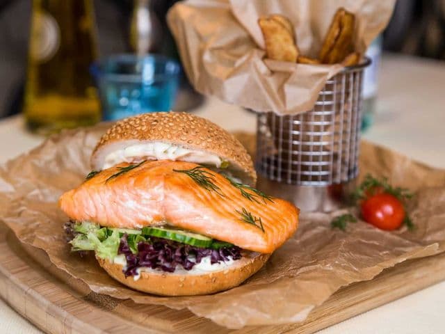 Lachsburger