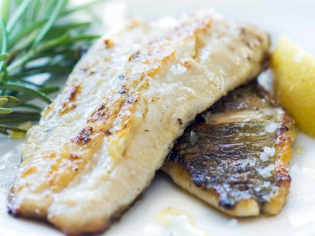 Gegrillter Zander
