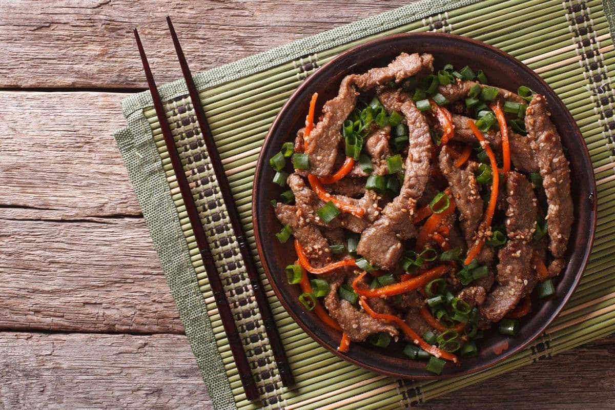 Rindfleisch Bulgogi vom Grill