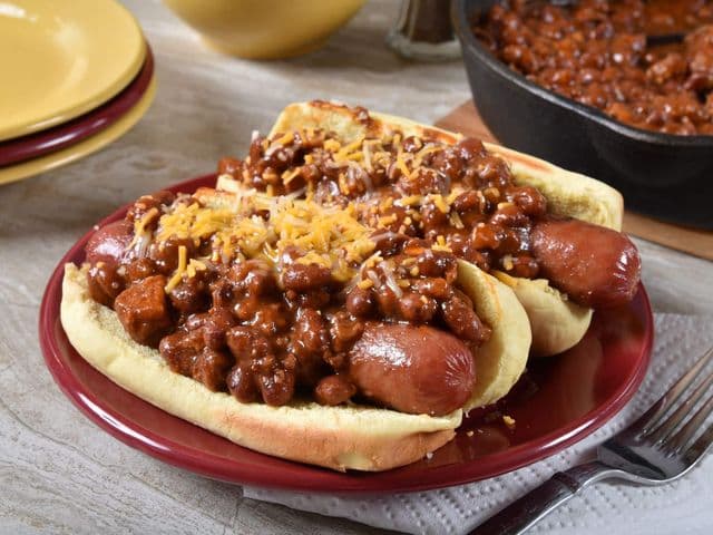 Chilidog vom Grill