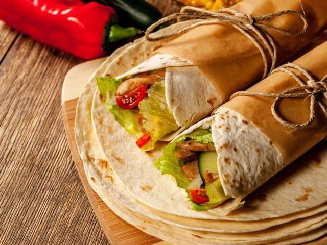 Chorizo Wrap mit Guacamole