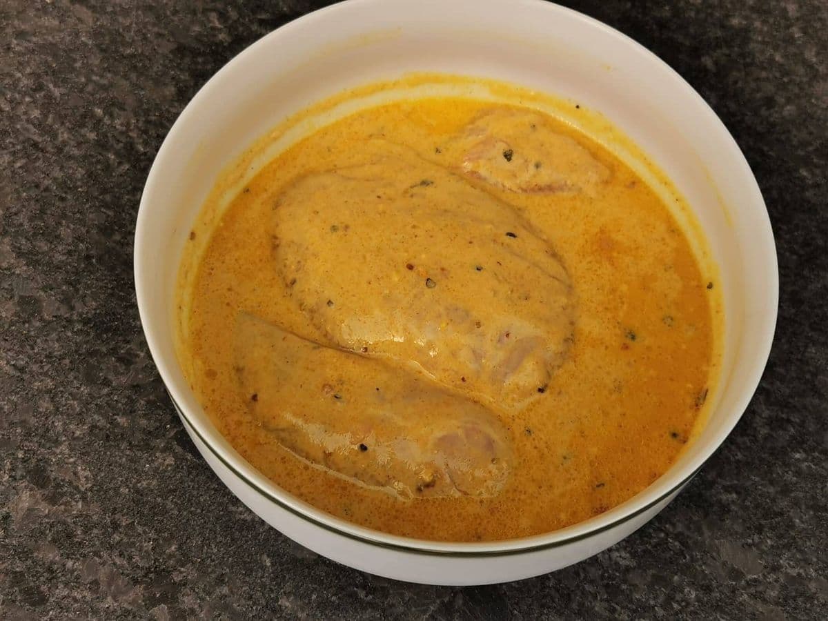 Curry-Ananas Marinade für Geflügel