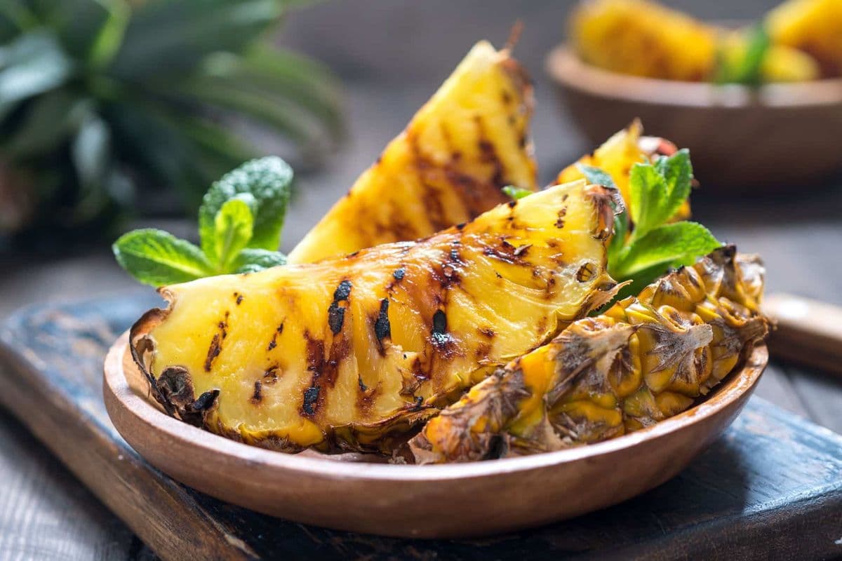 Gegrillte Ananas