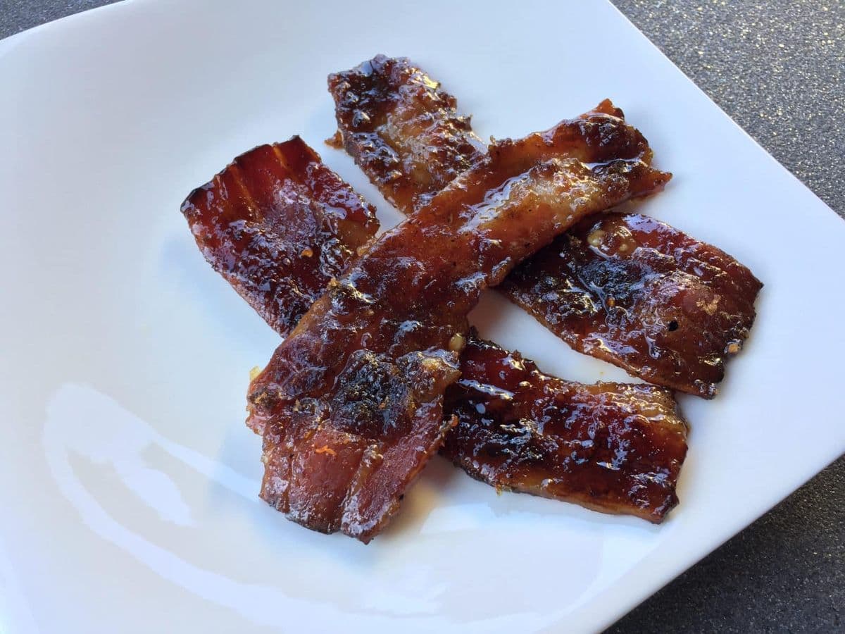 Feurig süße Baconstripes