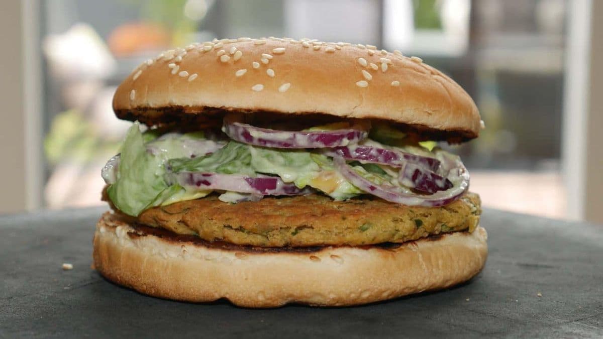 Kichererbsen Burger