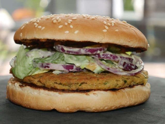Kichererbsen Burger