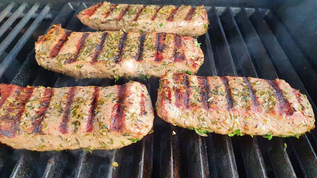 Lammlachse vom Grill