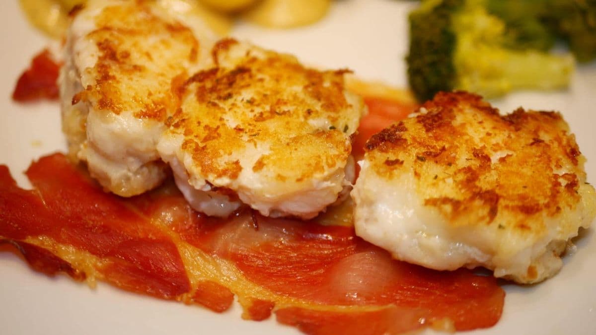 Seeteufelmedaillons vom Teppanyaki Grill