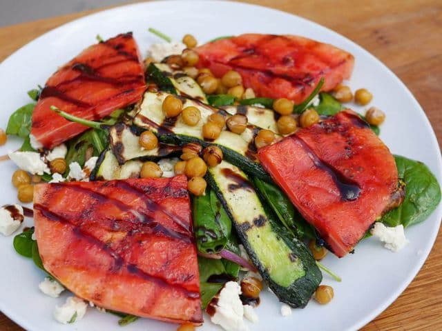 Gegrillte Melone