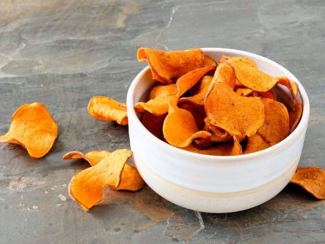 Süßkartoffel Chips selber machen