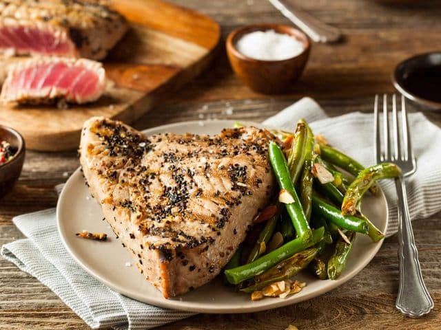 Thunfischsteak vom Grill