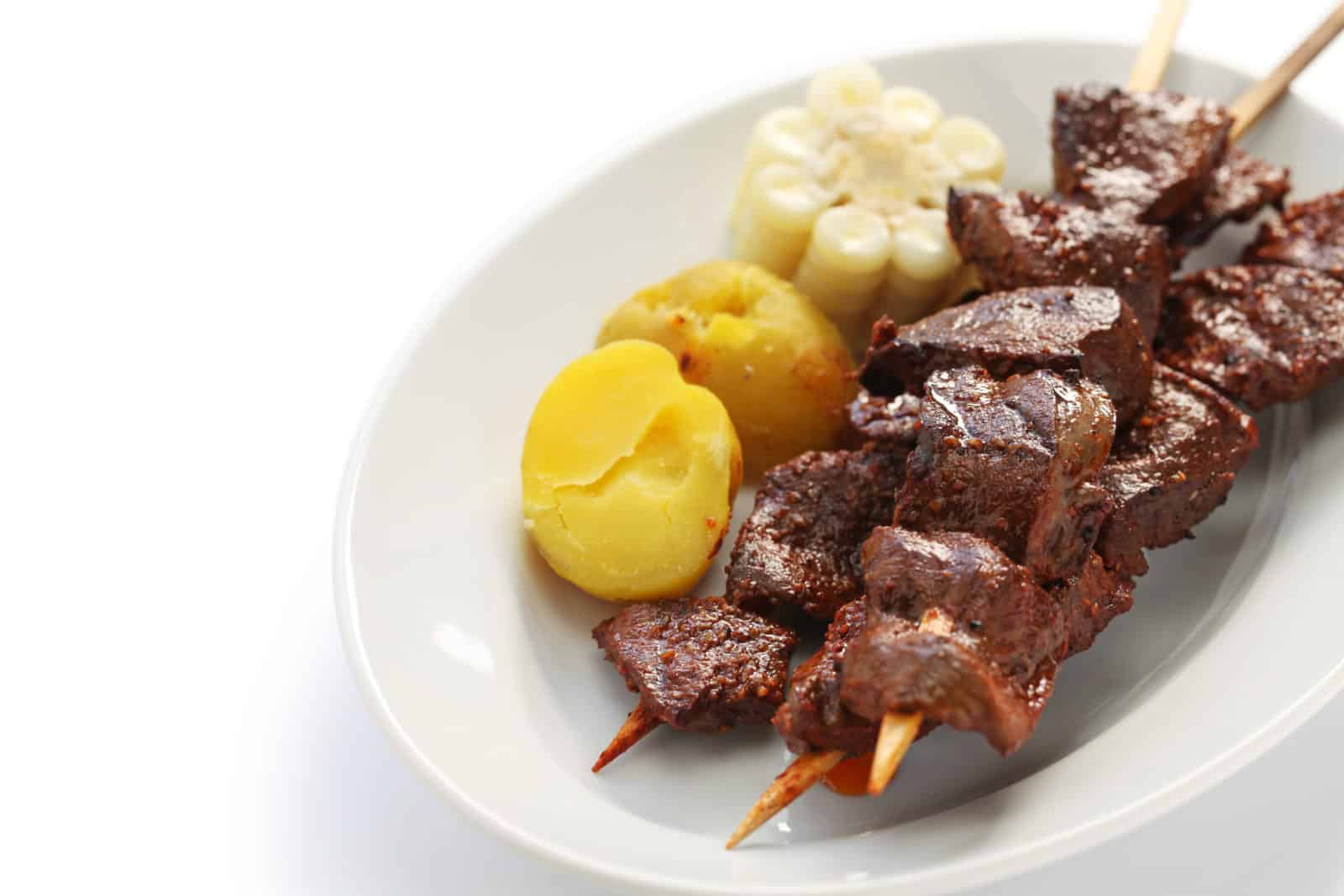 Anticuchos – Peruanische Rinderherz Spieße