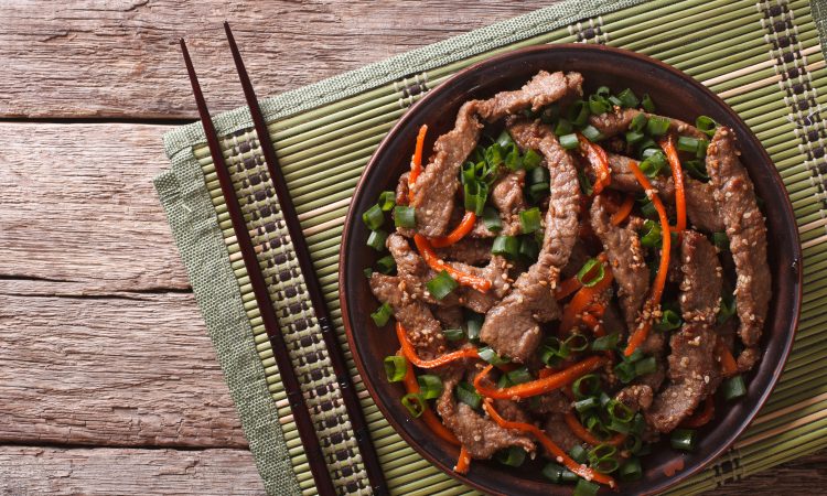 Rindfleisch Bulgogi vom Grill