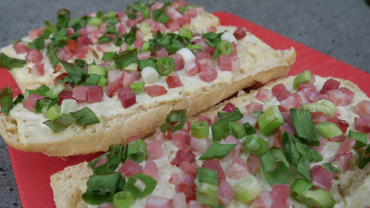 Baguette Elsässer Art vom Grill