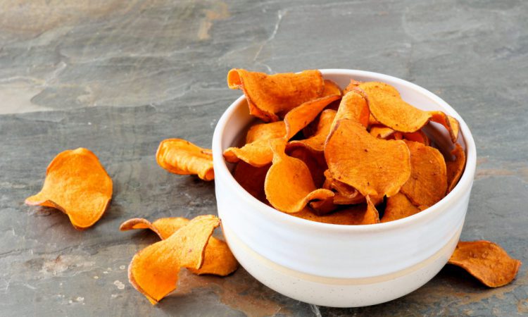 Süßkartoffel Chips selber machen