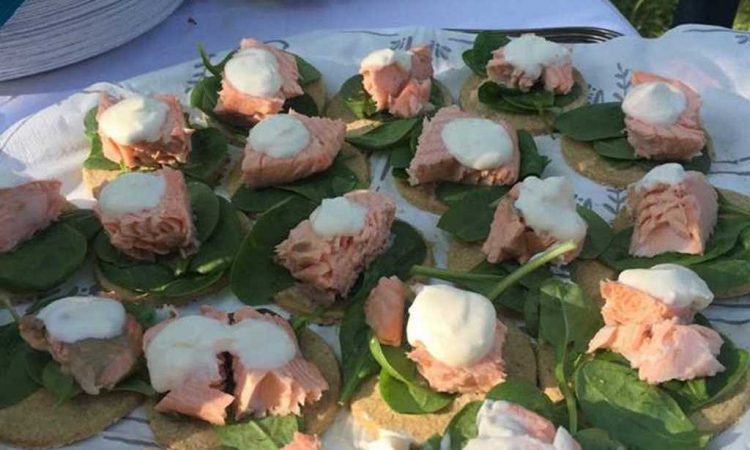 Lachs Gin Häppchen