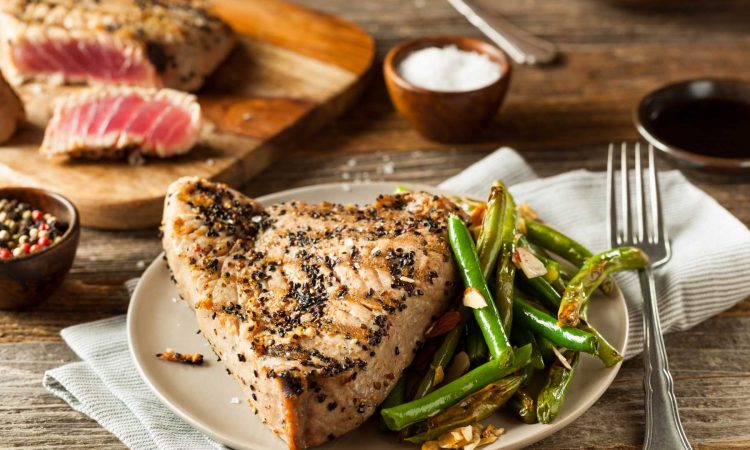 Thunfischsteak vom Grill