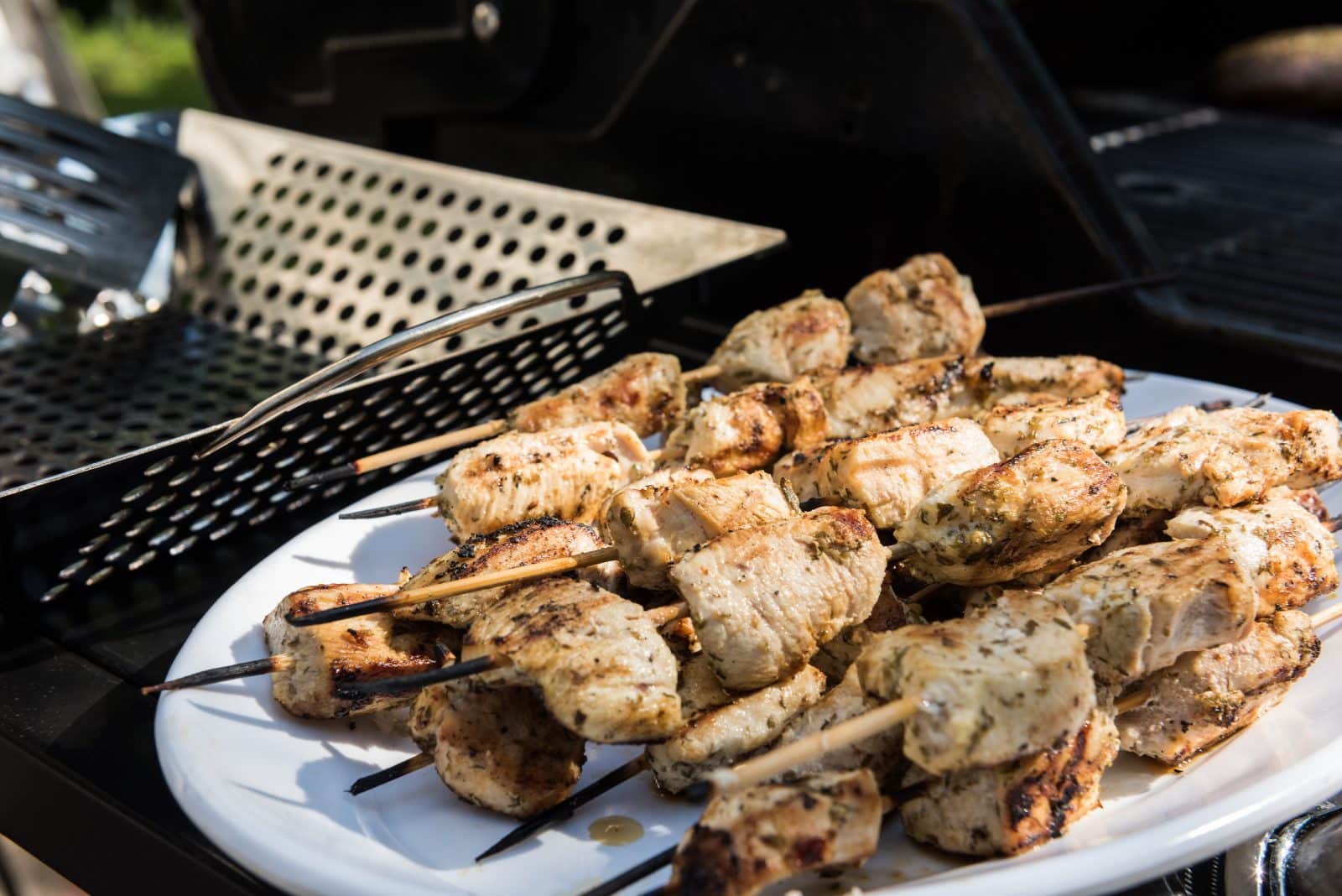 Souvlaki - griechische Spieße vom Grill