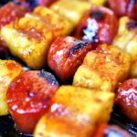 Chorizo Spieße mit beschwipster Ananas