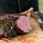 Rehkeule vom Grill