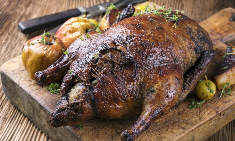 Weihnachtsgans grillen