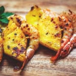 Ananas-Garnelen Spieße