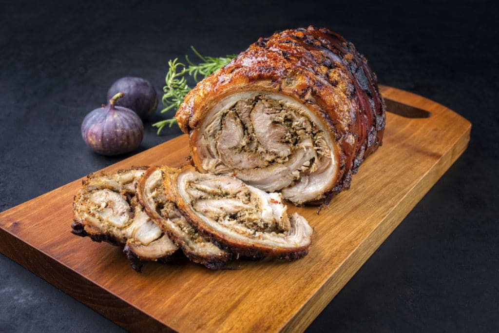 Porchetta vom Grill - Italienischer, gefüllter Rollbraten vom Schwein