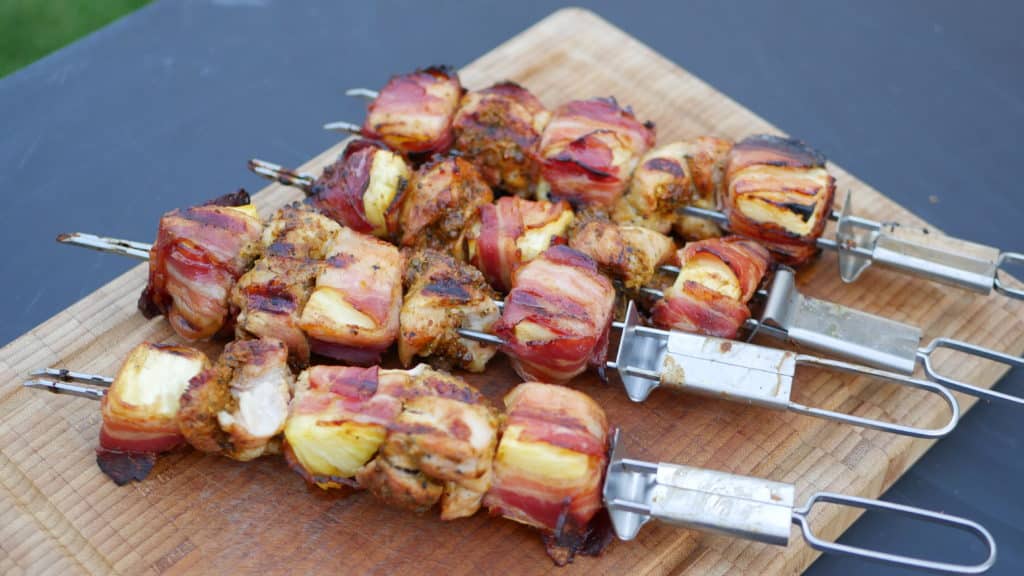 Pollo Fino Grillspieße mit süßer Ananas und herzhaftem Bacon